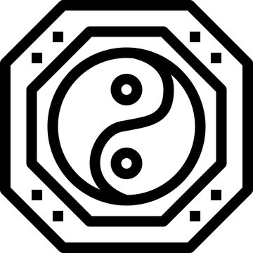 recommend clip art: yin yang outline icon