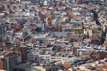 Fototapeta na wymiar Entramado de Barcelona