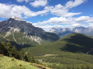 Banff National Park from an amazing viewpoint