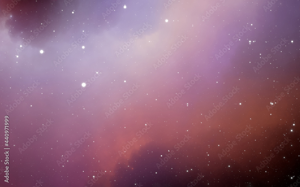 Canvas Prints space background with extrasolar nebula