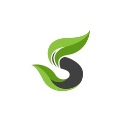 Leaf with letter
