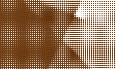 halftone background with chocolate color