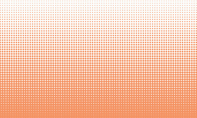 halftone background with coral orange color