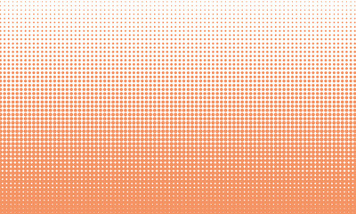 halftone background with coral orange color
