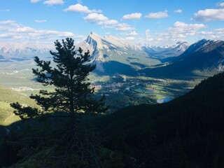 Banff National Park from an amazing viewpoint