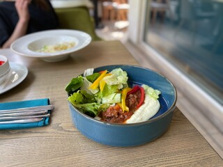 Vegan vegetable salad
