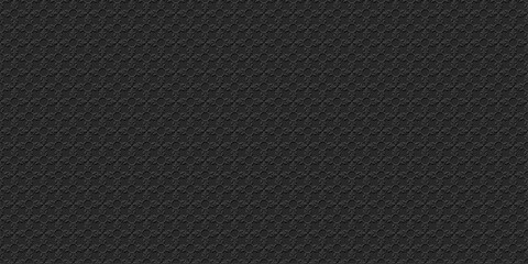 Black Seamless pattern with flowers, 3d style