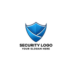 Security Gradient Logo Template