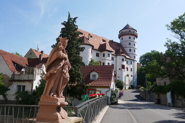 Heiligenfigur Schloßstraße Rimpar Schloss Grumbach