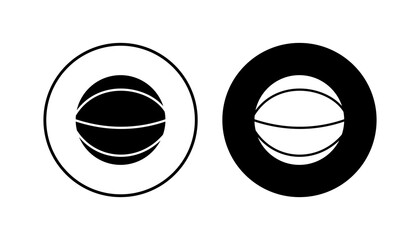 Fototapeta premium Basketball icon set. Basketball ball icon. Basketball logo vector icon