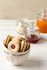 homemade cookies with jam
