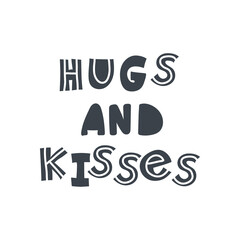 Hand-drawn lettering in sloppy style. Scandinavian doodles. Vector isolated motivation illustration