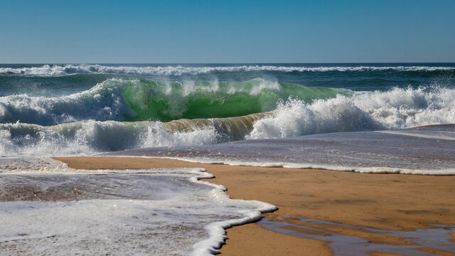 Plage du Cap-Ferret, vagues