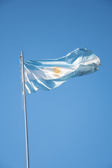 Bandera argentina mástil