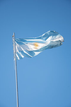 Bandera argentina m&aacute;stil
