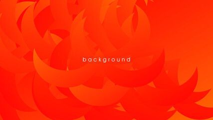 Abstract orange background with copy space for text. Modern template design for covers, brochures, web banners and magazines.