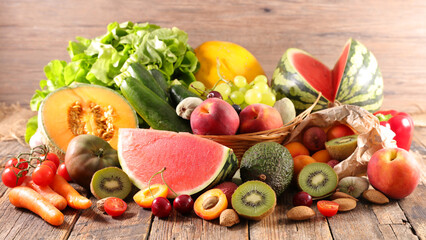 fruits and vegetables