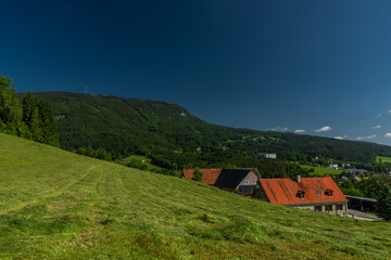 Schockl hill near Sankt Radegund town in summer morning