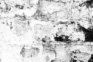 Texture of a brick wall with cracks and scratches which can be used as a background