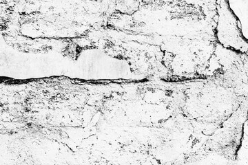 Texture of a concrete wall with cracks and scratches which can be used as a background