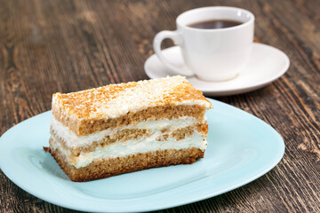 delicious dessert made from a large number of ingredients