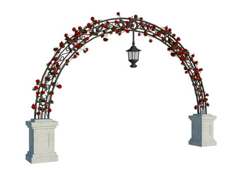 3d Render Ivy Plants Isolated  on white