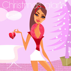 Christmas Glam Girl