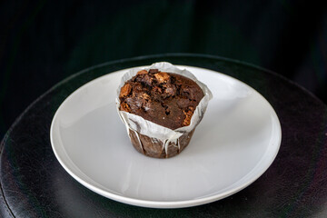 Muffin auf Teller