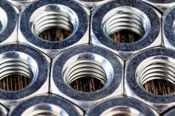 steel nuts for use in installation