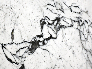 Black and white marble texture. Luxury wall or floor tile. 