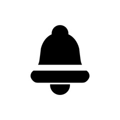 Bell icon, logo isolated on white background