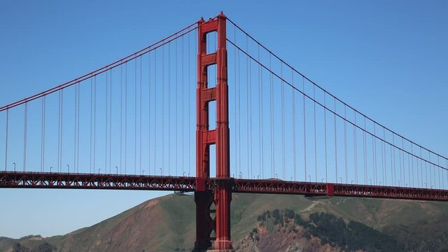 South pylon of Golden Gate Bridge - San Francisco, California