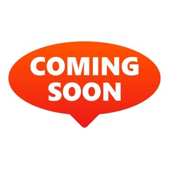 Coming soon billboard icon. Cartoon of Coming soon billboard vector icon for web design isolated on white background