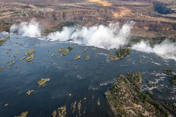 Victoria Falls from the air