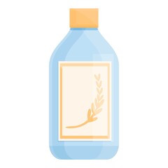 Korean hair balm icon. Cartoon of Korean hair balm vector icon for web design isolated on white background