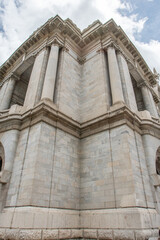 modern office building with sky mexico, paisaje urbano, urban, architecture, Ciudad de México sky artdeco artnovo eclectico, Centro Historico, Downtown Mexico City