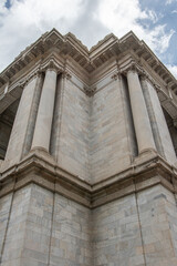 modern office building with sky mexico, paisaje urbano, urban, architecture, Ciudad de México sky artdeco artnovo eclectico, Centro Historico, Downtown Mexico City