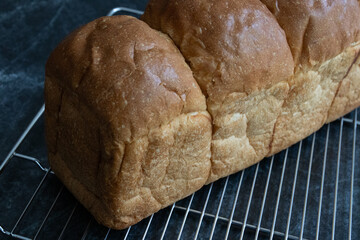 Close up a loaf of bread