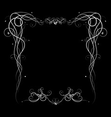 grapes black frame weaving organic with berries