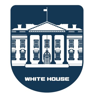 logo white house president america in the form new