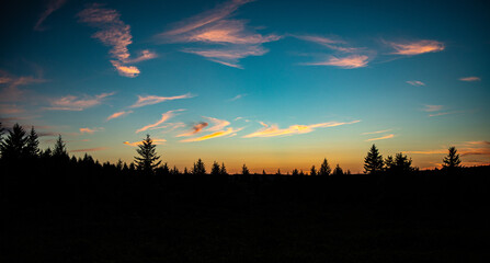Dolly sods at sunset