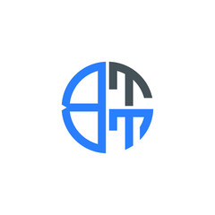 Obraz premium BTT logo BTT icon BTT vector BTT monogram BTT letter BTT minimalist BTT triangle BTT hexagon Unique modern flat abstract logo design 