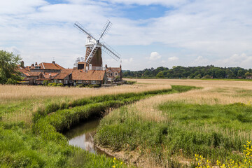 Channel leading to Cley Windmill