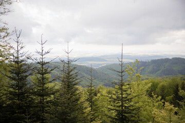 Cloudy day in the mountains