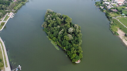 Island on the river