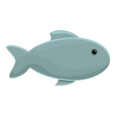 Fish icon. Cartoon of Fish vector icon for web design isolated on white background