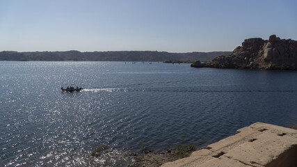 Lake Nasser near Abu Simbel , Egypt