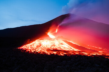 Lava by night 