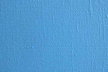 Blank blue linen canvas texture background, art and design background. 
