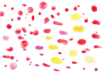 Hand painted brush strokes. Watercolor painting. Design for wallpaper, fabric, paper, card.